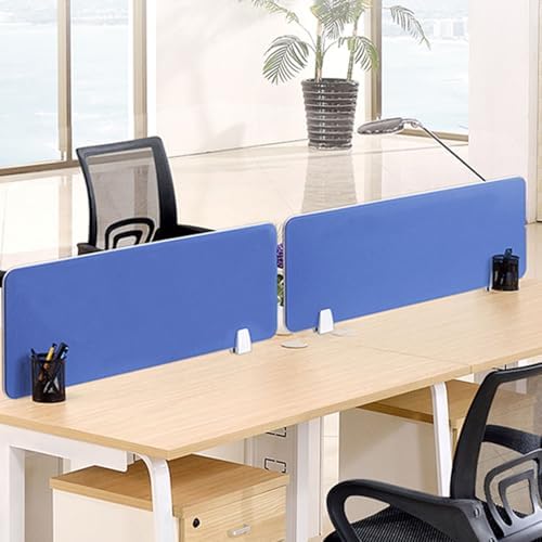 Acoustic Desk Privacy Panel, Soundproof Office Divider, Partition, for Workspaces, Noise Reduction Separator