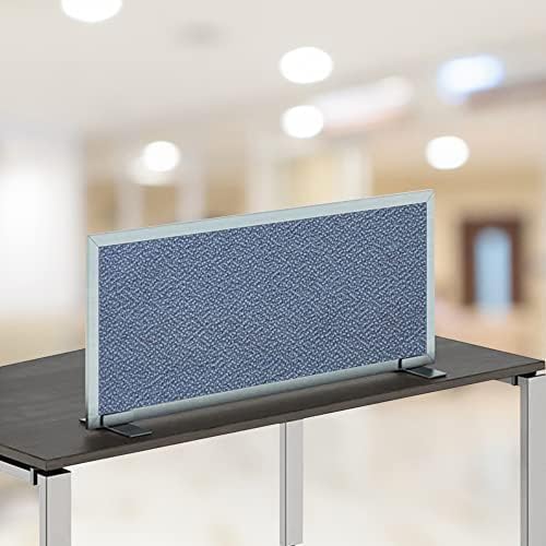 OBEX Acoustical Free Standing Privacy Screen, Cubicle Accessories Desk Privacy Panel, Desk Dividers for Office, Office Furniture Partitions Portable Sound Proof Dividers, 24" x 66", Twilight
