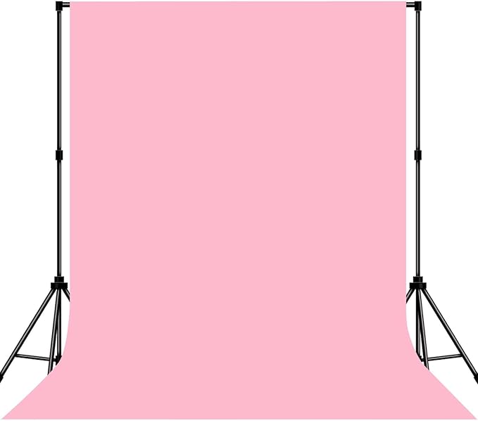 Photo Backdrop Pink Background Fabric Professional 8x10ft Seamless Design Eliminates Wrinkles Princess Theme Decoration Valentine's Day Romantic Setting