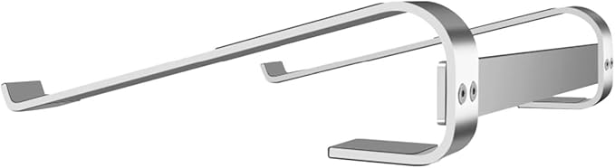 MMOBIEL Laptop Stand - Riser 10 to 18 inches - Ventilated Holder Universal - Laptop Stand for Desk Compatible with MacBook, Notebook, ASUS and More - Incl. Tools - Aluminum