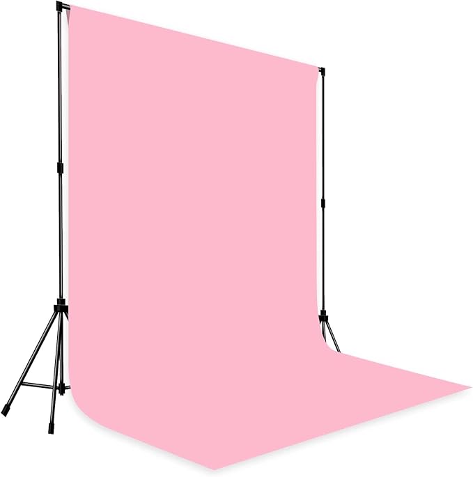 Photo Backdrop Pink Background Fabric Professional 6x9ft Seamless Design Eliminates Wrinkles Princess Theme Decoration Valentine's Day Romantic Setting