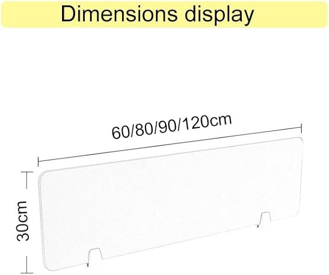 LXHELIVERY Freestanding Desk Divider -Desk Divider Privacy Panel Desk for Table Standing Sound Proof Dividers Desktop Office Furniture Partitions for Classroom (Color : Blue, Size : 60x30cm)