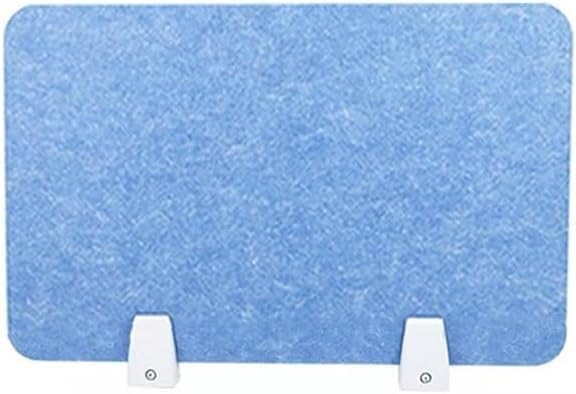Desk Privacy Screen Soundproof Partition Clip – Vertical Divider for Classroom Library Home Office Decor (Blue 60x30cm) Enhance Focus & Productivity