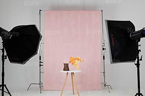 Kate 6ftX9ft Solid Light Pink Backdrop Portrait Photography Background for Photography Studio Children and Headshots Light Pink Backdrop Background
