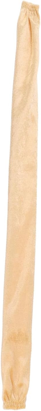Chain Cover Wire Flannelette Cloth, Cable Cover Chain Sleeve with Zipper, 60cm Length 5cm Width Fabric Cover for Chandelier Chain Protection, Isolate Water and Dust for L (Beige)