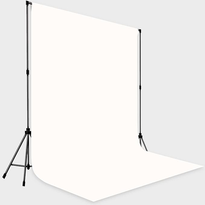 Photo Backdrop White Background Fabric Professional Photography 5x7ft Seamless Design Eliminates Wrinkles Professional Portrait Short Video Minimalist Theme Decoration