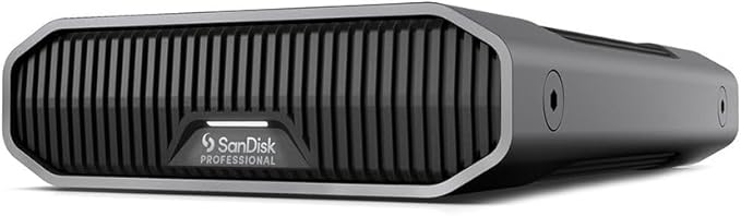 SanDisk Professional 12TB G-Drive Enterprise-Class External Desktop Hard Drive - 7200RPM Ultrastar HDD Inside, USB-C (10Gbps), USB 3.2 Gen 2, Mac Ready - SDPHF1A-012T-NBAAD