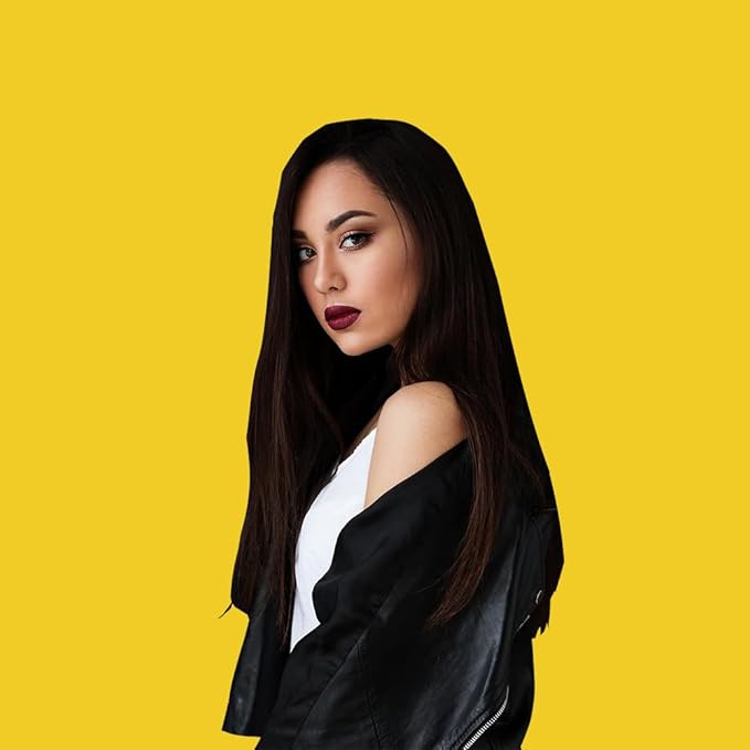 5x7 Ft Yellow Background Backdrop for Photography Seamless Photo Booth Backdrop for Photoshoot Photography Background Screen Video Recording Parties Curtain