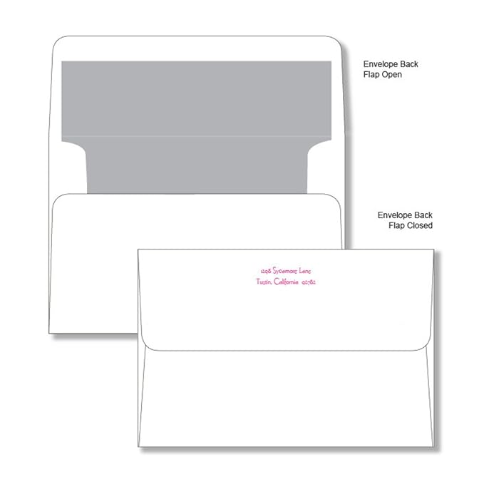 American Stationery, Personalized Raised Ink Ensemble Set, Enclosure Cards, Fold Notes, Sheets, Envelopes