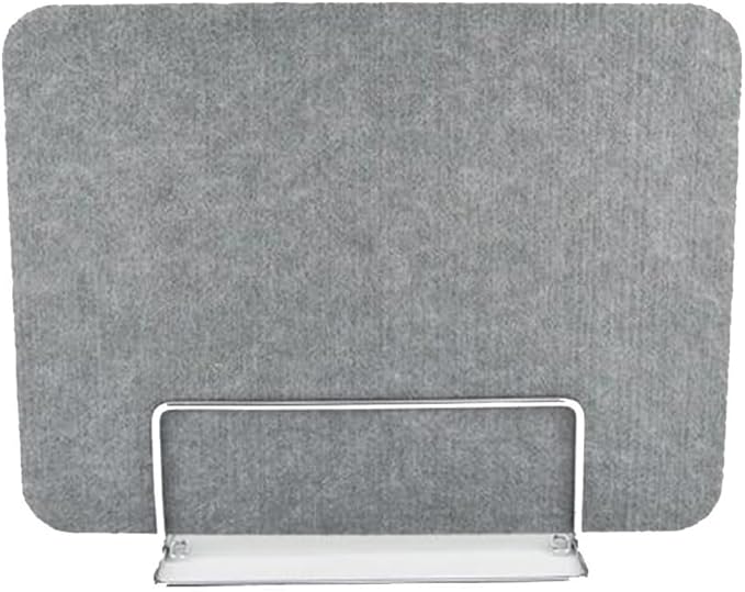 Soundproof Desk Partition,Acoustic Desk Privacy Divider 2 Pack Purple 30X100Cm Freestanding Noise Reducing Panel for Table Standing Soundproof Desktop Office and Classroom Pri,Grey,30X90Cm