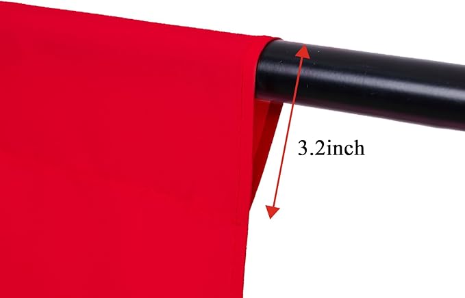 TRLYC Red Background Backdrop - 7x10 FT Backdrops Background for Photography Photo Booth Backdrop for Photography Screen Video Shooting Christmas Valentine's Day