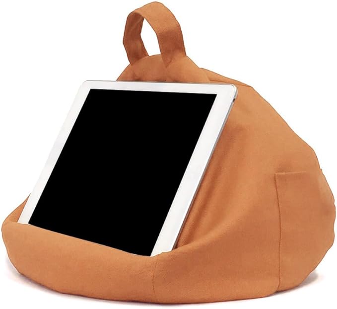 Book Pillow for Reading in Bed, Bed Tablet Holder, Portable Bean Bag Holder, for Bedtime Adventures, Portable Travel Cushion, for Standing Computers, Books, Tablets