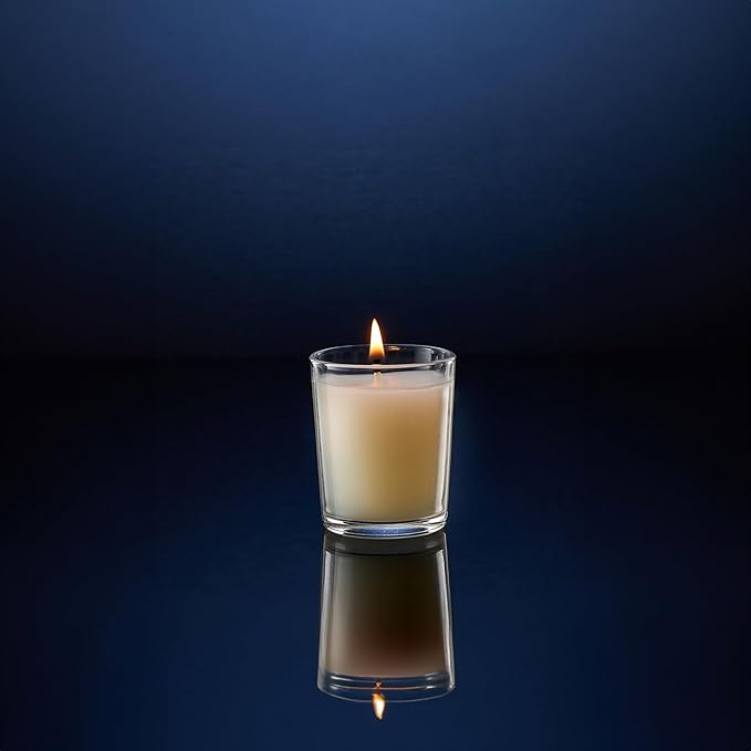 WGV Tea Light Votive Candle Holder 2.2x2.75, Clear Tiny Utility Cylinder Glass Vase, Small Planter Terrarium for Home Accent Decor, 6 Pieces