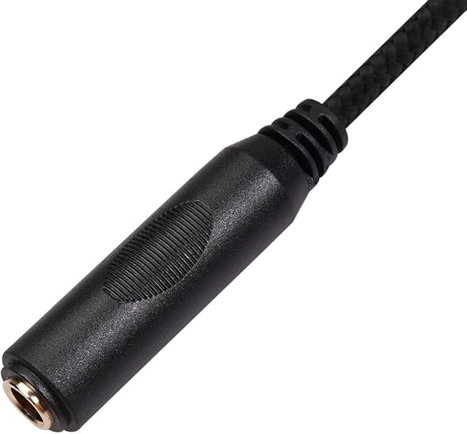 Smithok 2 Pack 3.5mm to 1/4 inch Female Headphone Adapter, Quarter 1/4 inch 6.35mm Stereo Female Jack to 1/8 inch 3.5mm Male Audio Adapter for Headphone, Amplifiers, Guitar, Amp etc.- 12inch/30cm