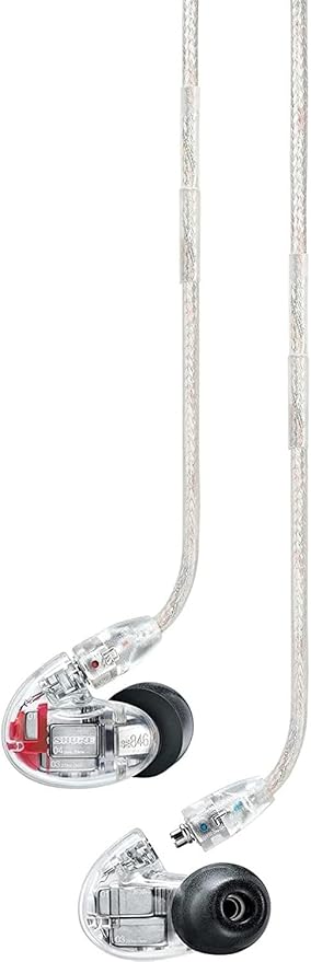 Shure SE846 Gen 2 Sound-Isolating Earphones with 64" Detachable Cable - Clear