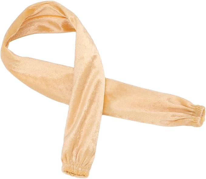 Chain Cover Wire Flannelette Cloth, Cable Cover Chain Sleeve with Zipper, 60cm Length 5cm Width Fabric Cover for Chandelier Chain Protection, Isolate Water and Dust for L (Beige)
