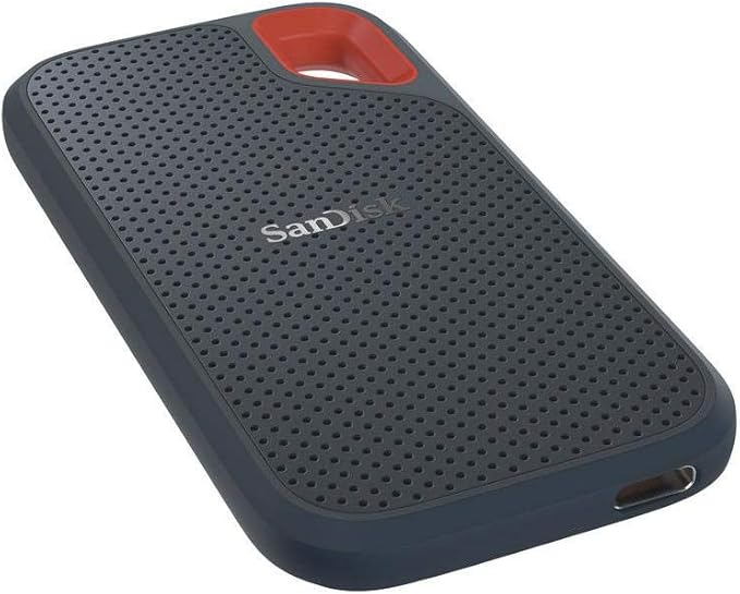 SanDisk 2TB Extreme Portable External SSD - Up to 550MB/s - USB-C, USB 3.1 - SDSSDE60-2T00-G25