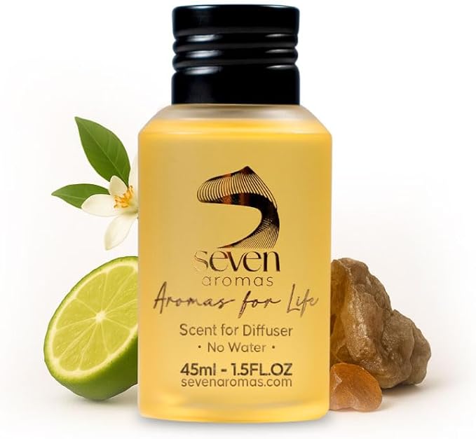 SevenAromas Hotel Scent Diffuser Oil, Luxury Hotel-Inspired Essential Oil for Aromatherapy & HVAC Diffusers – Premium Dropper Bottle - 45 ml 1.52 FL oz (Hotel Diamond)