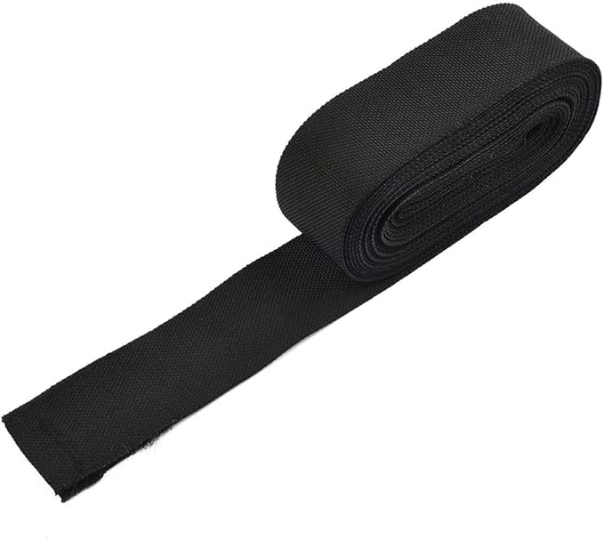 HanOaki Nylon Protective Gear Sleeve Sheath Cable Cover for Welding Torch Hydraulic Hose 25 Feet Length 40mm Diameter
