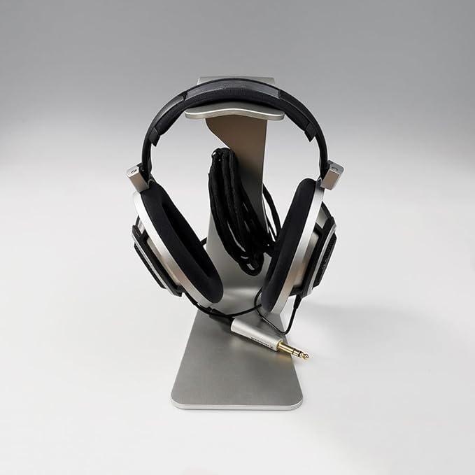 Premium Anodized Aluminum Headphone Stand, Gaming Headsets Holder, One-Piece Design, Headphone Holder on desk, Compatible for Sennheiser, Bose, Beats, Razer, AKG, Airpod Max, HyperX, Sony PS4 et.