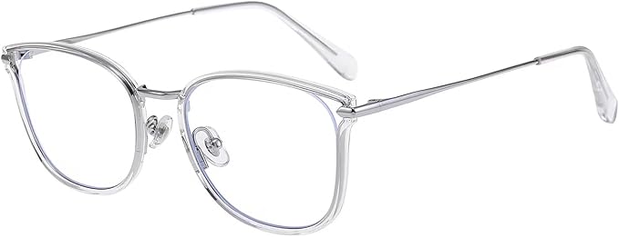 GUDVUE Blue Light Glasses, Computer/Gaming/TV/Phones Glasses for women, Anti Glare/UV400/Eye Strain