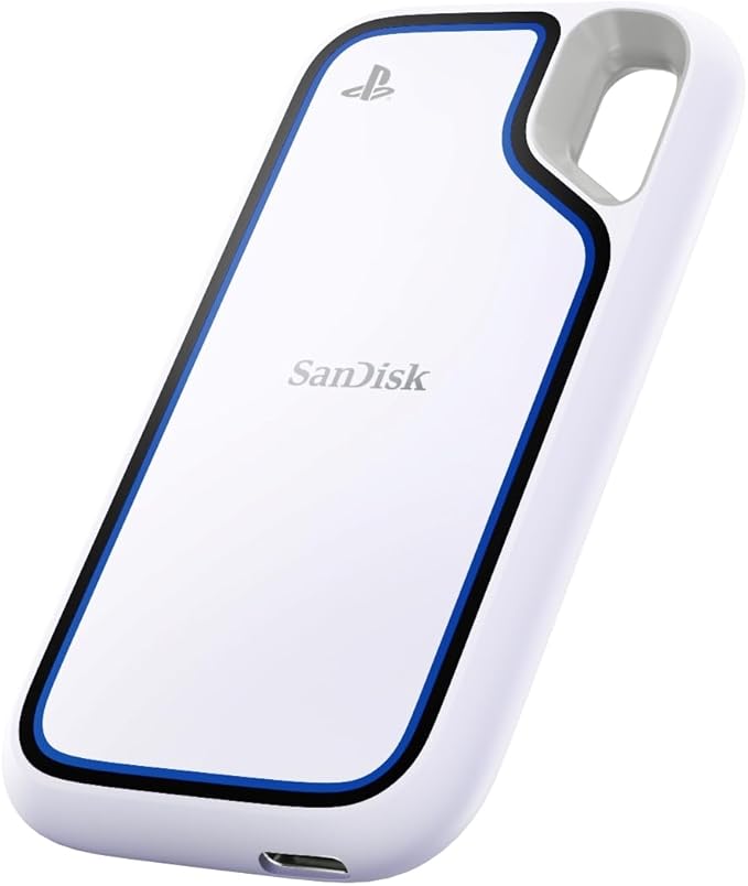 SanDisk 1TB Extreme Portable SSD, Officially Licensed for PlayStation 5 Console and PC - up to 1000MB/s, USB-C, USB 3.2 Gen 2, Drop Protection - External Solid State Drive - SDSSDE62P-1T00-G25