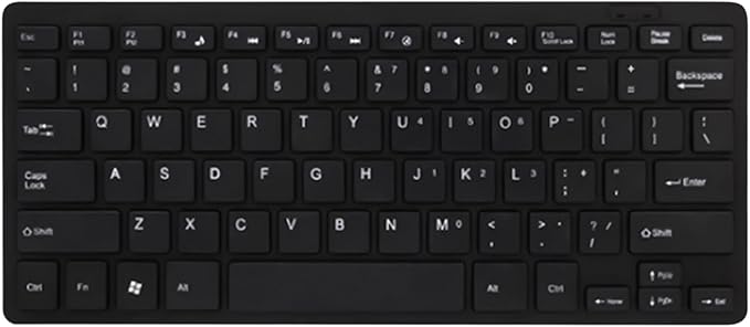 Compact Quiet Keyboard for Laptop, USB Lightweight Keypad - Portable Ultra-Slim Typing Device for Laptop Tablet Men Women