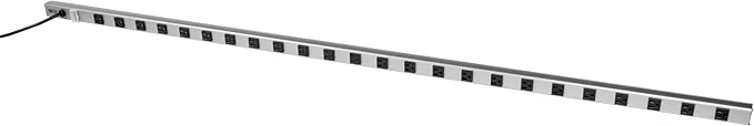 Tripp Lite 24-Outlet Surge Protector Power Strip, 15 Foot / 4.57 Meter Long Cord, Metal Housing, 1650 Joules, 15A Resettable Circuit Breaker, Lifetime Manufacturer's Guarantee (SS7619-15)