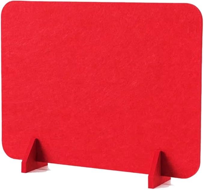 Acoustic Desk Privacy Divider Panel - Reduce Noise & Visual Distractions for Home Office, Stylish Soundproof Partition, Modern Workspace Separator, White Design