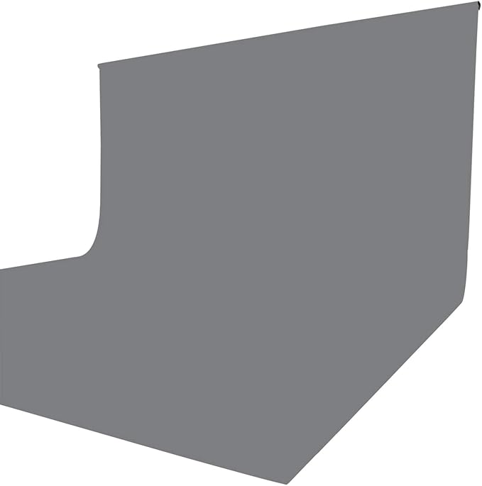 ISSUNTEX 10X20 ft Background Muslin Backdrop, Photo Studio, Collapsible High Density Screen for Video Photography and Television-Gray