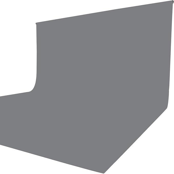 ISSUNTEX 10X20 ft Background Muslin Backdrop, Photo Studio, Collapsible High Density Screen for Video Photography and Television-Gray