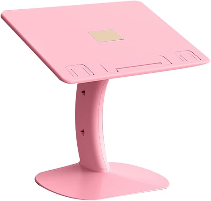 Brrnoo Car Seat Tray Table, Portable Car Lap Desk for Laptop Tablet Book with Angle 0-60 Degrees, for Front Passenger Rear Driver Seat Travel Camping Home Use (Pink)