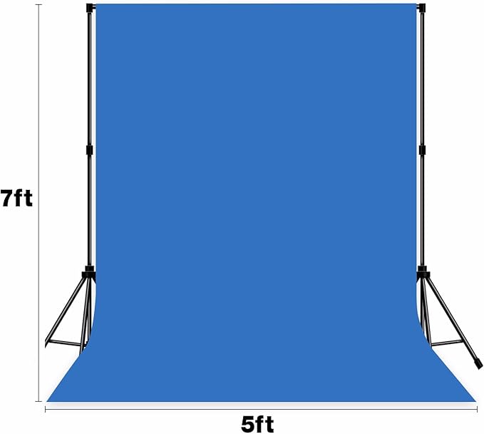 Photo Backdrop Blue Background Fabric Professional Photography 5x7ft Seamless Design Eliminates Wrinkles Ocean Theme Event Bachelor Party Decoration