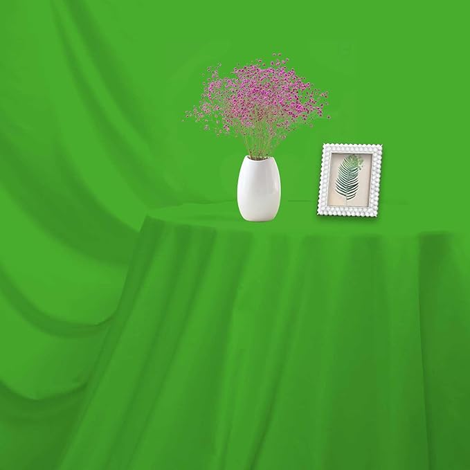 Green Screen Photo Backdrop for Photoshoot Green Background for Photography Photo Backdrop Curtain for Party 6x9 FT