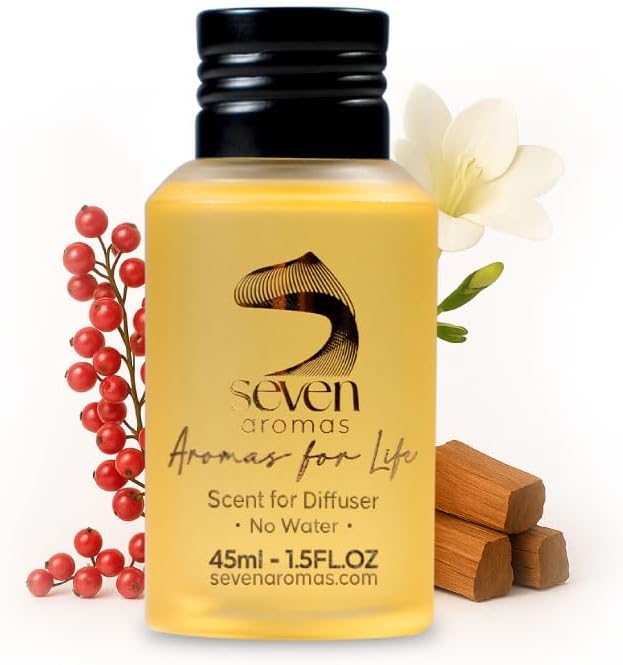 SevenAromas Hotel Scent Diffuser Oil, Luxury Hotel-Inspired Essential Oil for Aromatherapy & HVAC Diffusers – Premium Dropper Bottle - 45 ml 1.52 FL oz (Hotel boss)