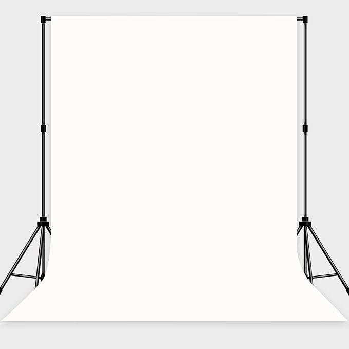 Photo Backdrop White Background Fabric Professional Photography 5x7ft Seamless Design Eliminates Wrinkles Professional Portrait Short Video Minimalist Theme Decoration