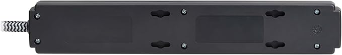 Eaton Tripp Lite Series 6-Outlet Surge Protector Power Strip, Flat Plug 10ft Braided Extension Cord, 1200 Joules, 15A Circuit Breaker, Lifetime Manufacturer's Warranty & $10,000 Insurance (TLP610DB)