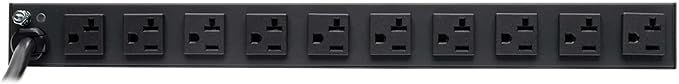 Tripp Lite Isobar 12 Outlet Network Server Surge Protector Power Strip, 15ft. Cord w/L5-20P Plug, 3840 Joules, 1U Rack-Mount, $25K Insurance & (IBAR12-20T)