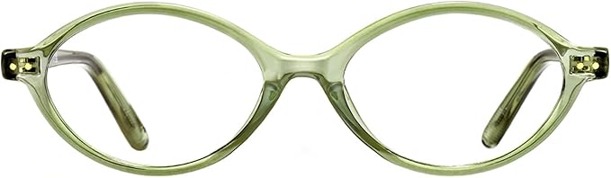TIJN Olisa Blue Light Blocking Glasses for Women Men,Oval Glasses Frame Bluelight Glasses for Gaming/Computer/Screen