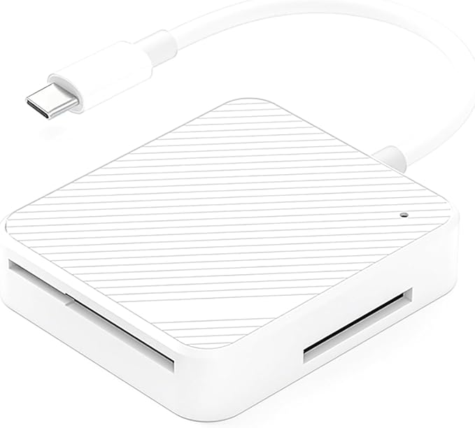 Multi-Slot High-Speed Type-C USB-C Memory Card Reader Smart Media M2 SD SM XD 4-in-1 Adapter Hub Multi-Card Reader Accessory