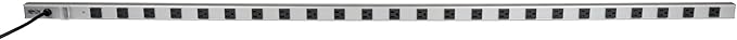 Tripp Lite 24-Outlet Surge Protector Power Strip, 15 Foot / 4.57 Meter Long Cord, Metal Housing, 1650 Joules, 15A Resettable Circuit Breaker, Lifetime Manufacturer's Guarantee (SS7619-15)