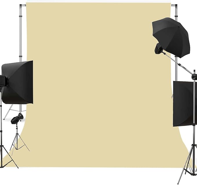 Tan Photo Backdrop for Photoshoot Tan Background for Photography Photo Backdrop Curtain for Party 8x10 FT