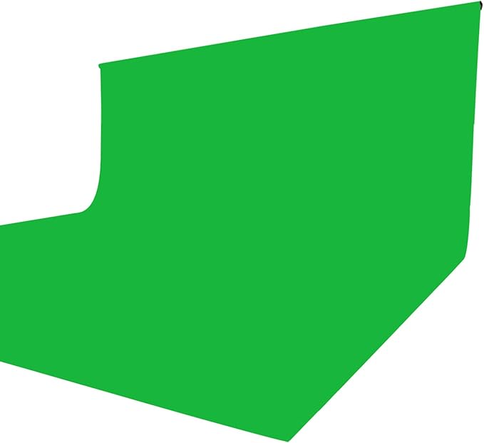ISSUNTEX 10X16 ft Background Muslin Backdrop, Photo Studio, Collapsible High Density Screen for Video Photography and Television-Green