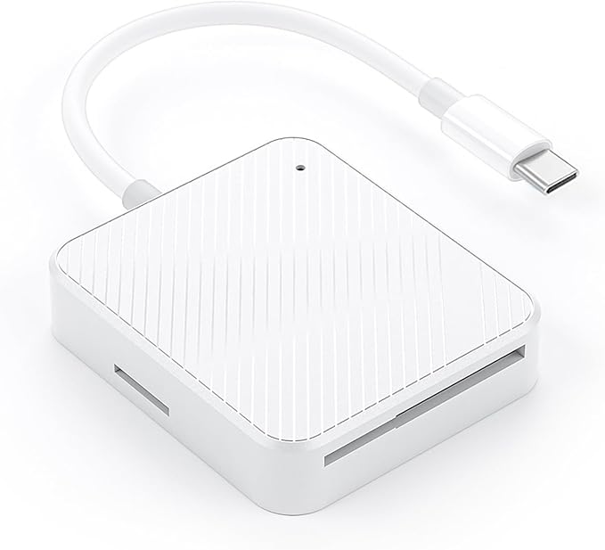 Multi-Slot High-Speed Type-C USB-C Memory Card Reader Smart Media M2 SD SM XD 4-in-1 Adapter Hub Multi-Card Reader Accessory