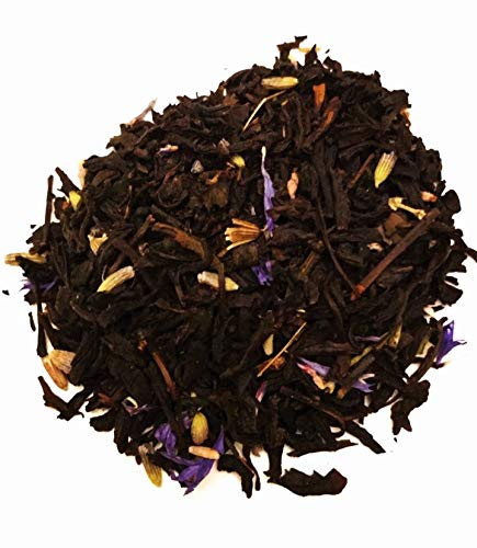 Nelson's Tea Earl Grey Sampler Pack Tea - Loose Leaf Tea Sampler - A Portrait of Earl Grey, Blueberry EarlGrey, Lavender EarlGrey, Raspberry Earl'Grey, Vanilla Caramel Earl'Grey - 2 Oz Sizes