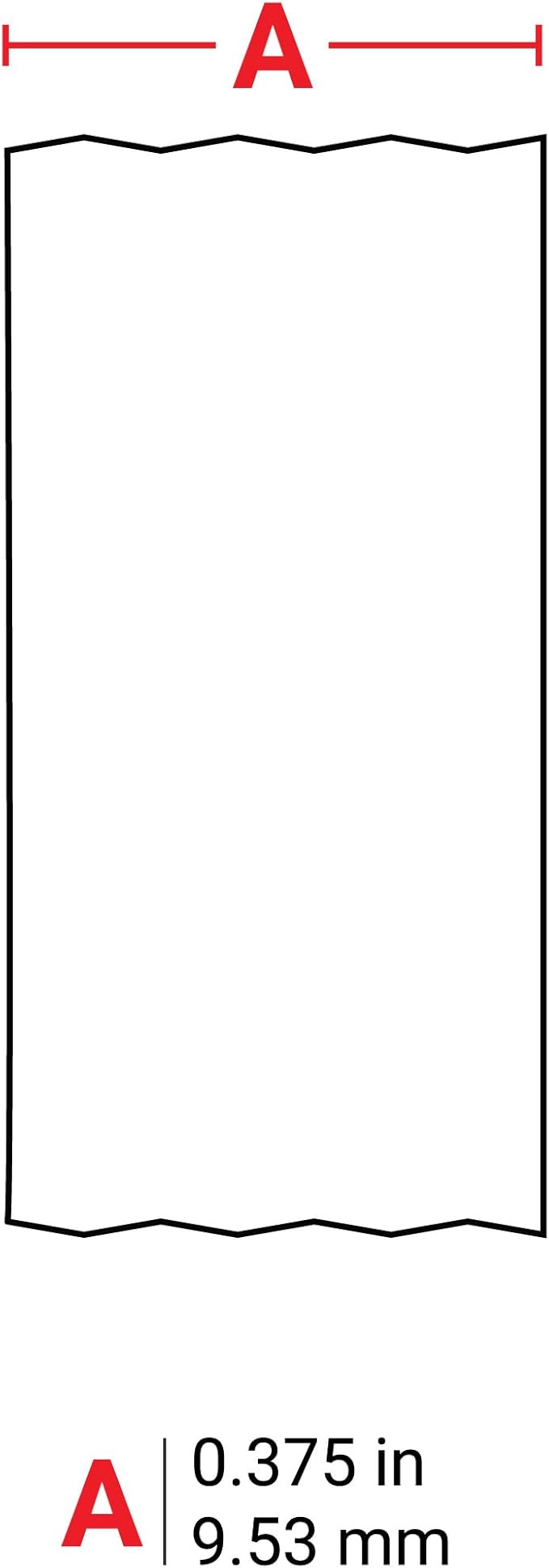 Brady Authentic (M21-375-595-BR) All-Weather Vinyl Label for Indoor/Outdoor ID, Lab and Equipment Labeling, White on Brown- ForM210, M210-LAB, M211, BMP21-PLUS and BMP21-LAB Printers, .375" W, 21' L