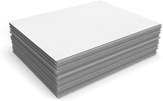 LUXPaper 8.5" x 11" Paper | Letter Size | White Linen | 24lb. (60lb. Text) | 250 Qty