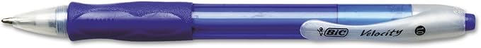BIC Velocity Retractable Ballpoint Pens, Medium Point (1.0 mm), Blue Ink Pens, 36-Count Pack