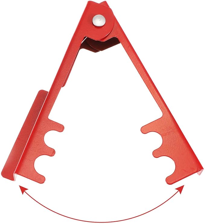 HARFINGTON 2pcs Rose Thorn Stripper Tool Set 5.5" 4.7" Metal PVC Flower Thorn Leaf Remover Flower Stem and Leaf Stripping for Gardening Home Florist, Red,Orange
