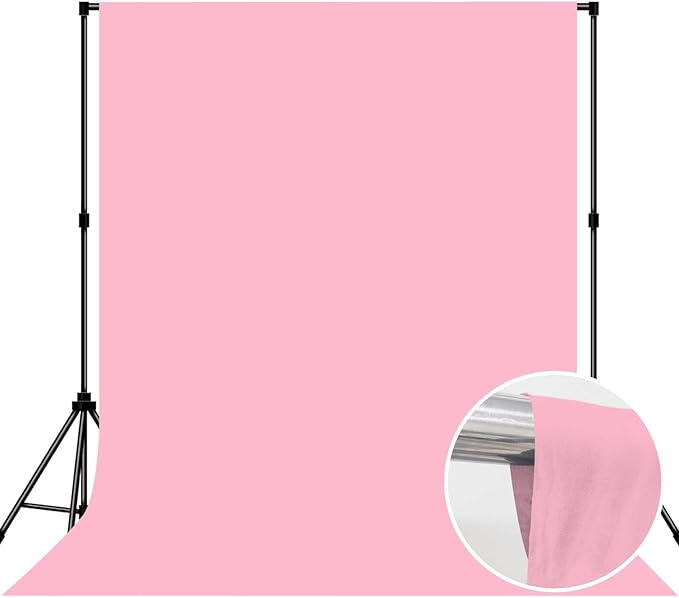 Large Size 10x10FT Pink Background Studio Background Photography Party Video Recording Portrait Screen Props